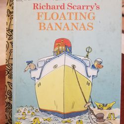 Little Golden Book #208-65 Richard Scarry's Floating Bananas, 1993