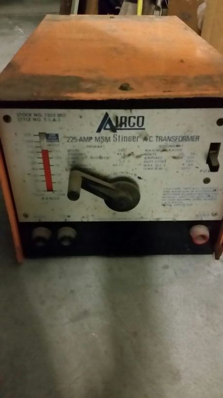 Airco 225 amp MSM Stinger AC Transformer for welding in Rancho Cucamonga