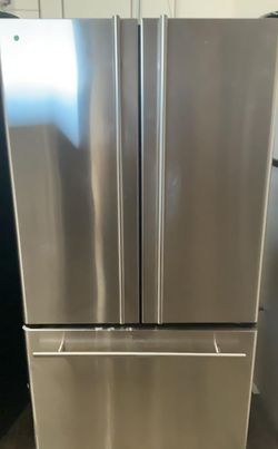 Kitchen Aid 3 Door Stainless Steel Fridge
