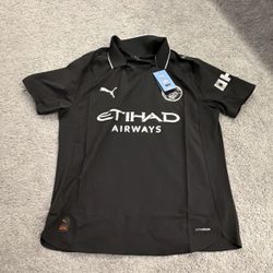 Man City 25/26 Authentic Away Jersey Size XL Mens
