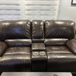 Premium Leather Sofa Set