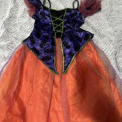 Girl witch costume Size 8