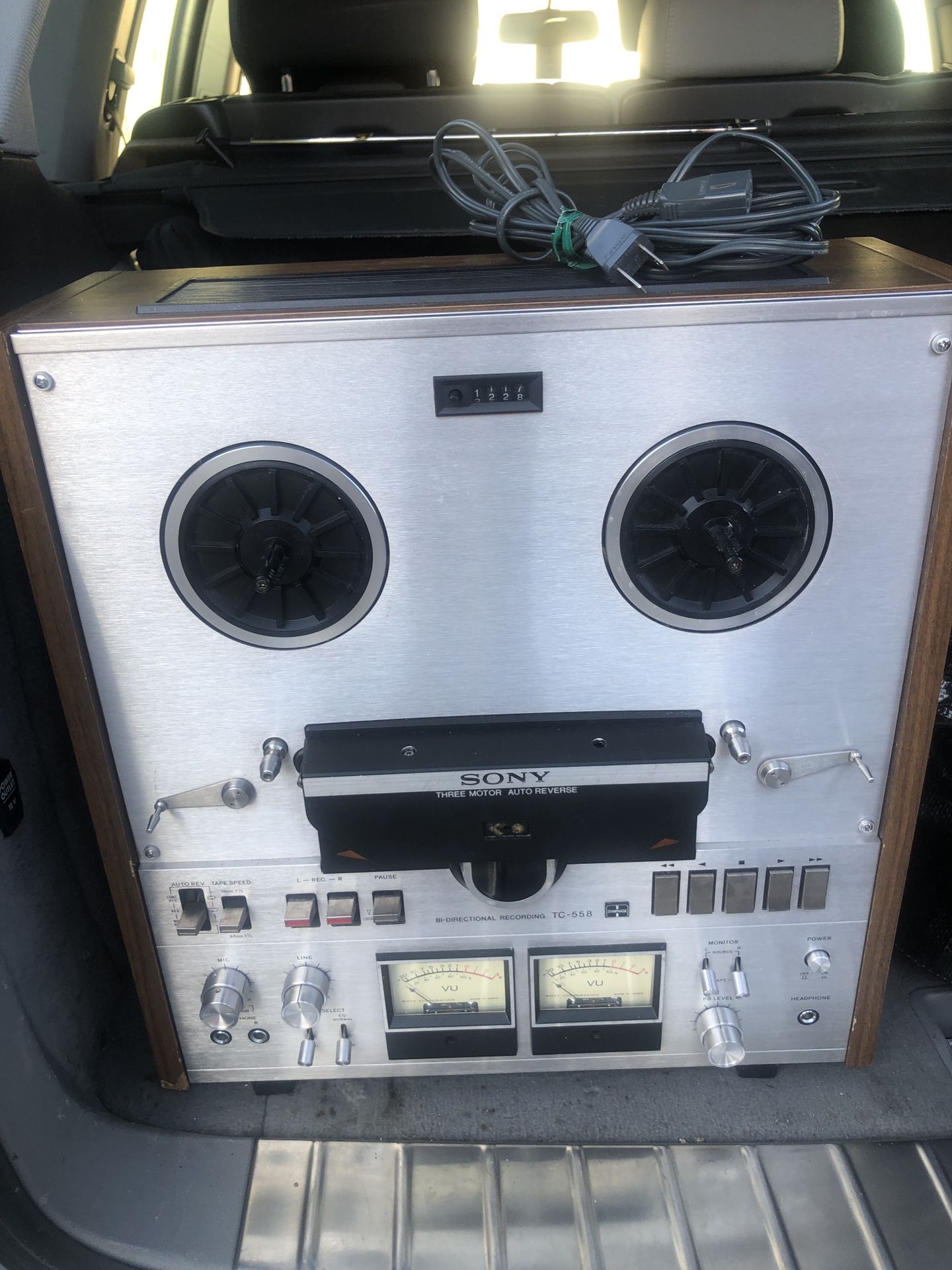 Sony Tc-558 Reel To Reel Tape Recorder