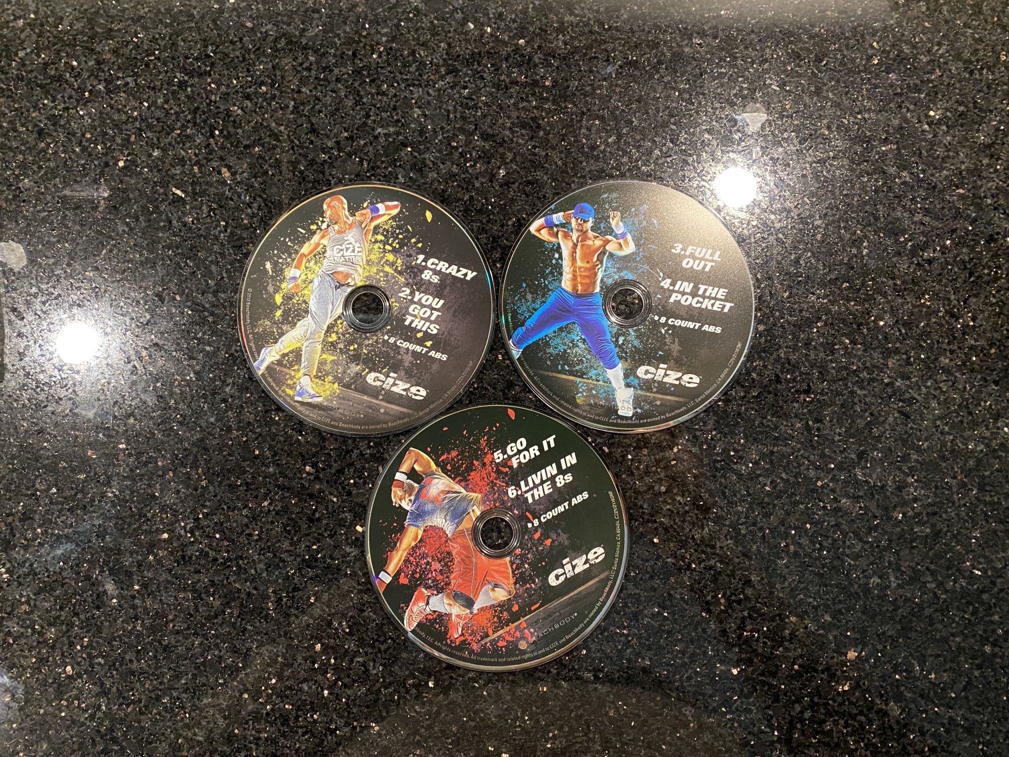 BeachBody CIZE The End of Exercize Hip Hop Dance Workout 3 DVDs (Only) Shaun T