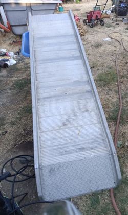 Aluminum Ramp   8ft. 10 1/2 in. Length by  26 1/2 in.  Width