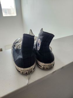 Black shoe converse