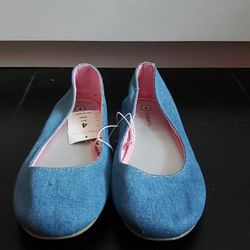 Blue Denim Shoes For Girls 