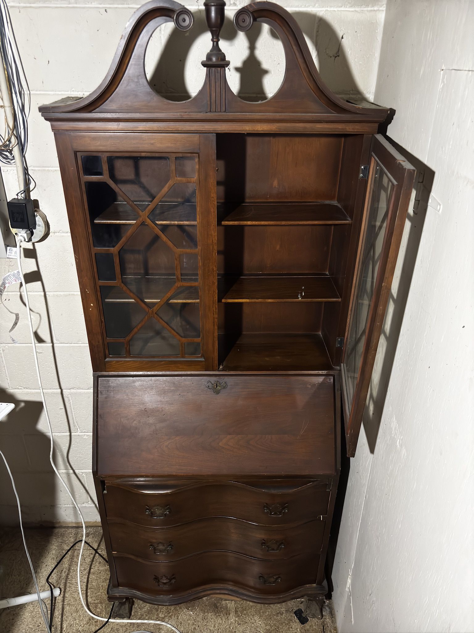 Vintage Style Secretary Desk