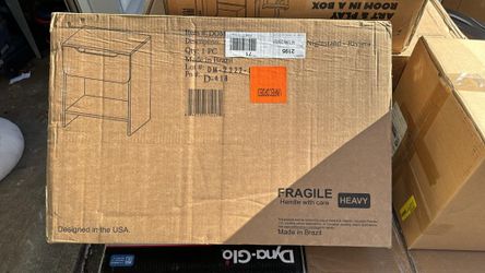 Walker Edison Modern Scandi 1-Drawer Nightstand, Riviera 