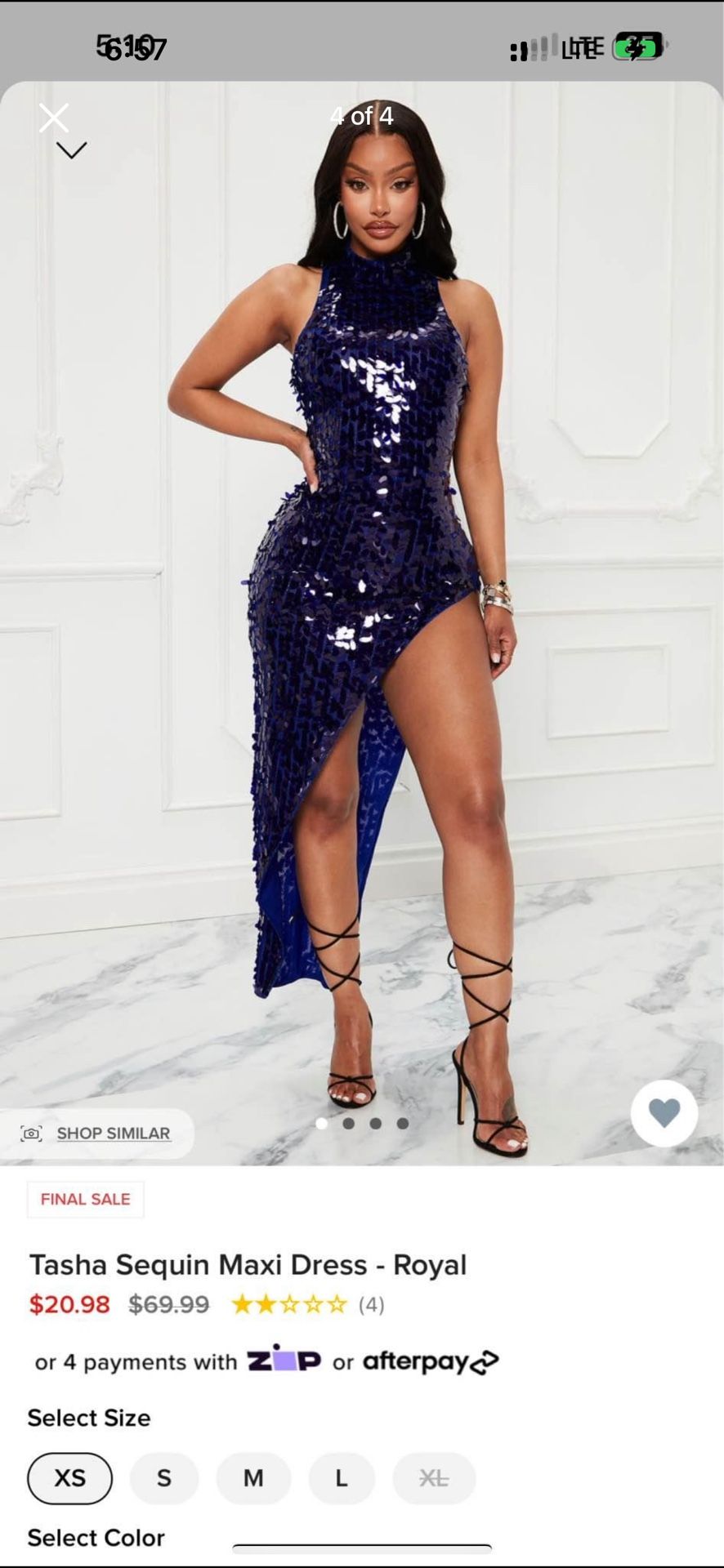 Black Fashion Nova Dress
