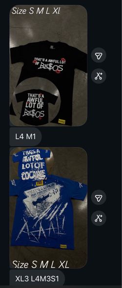 Cough syrup shirts