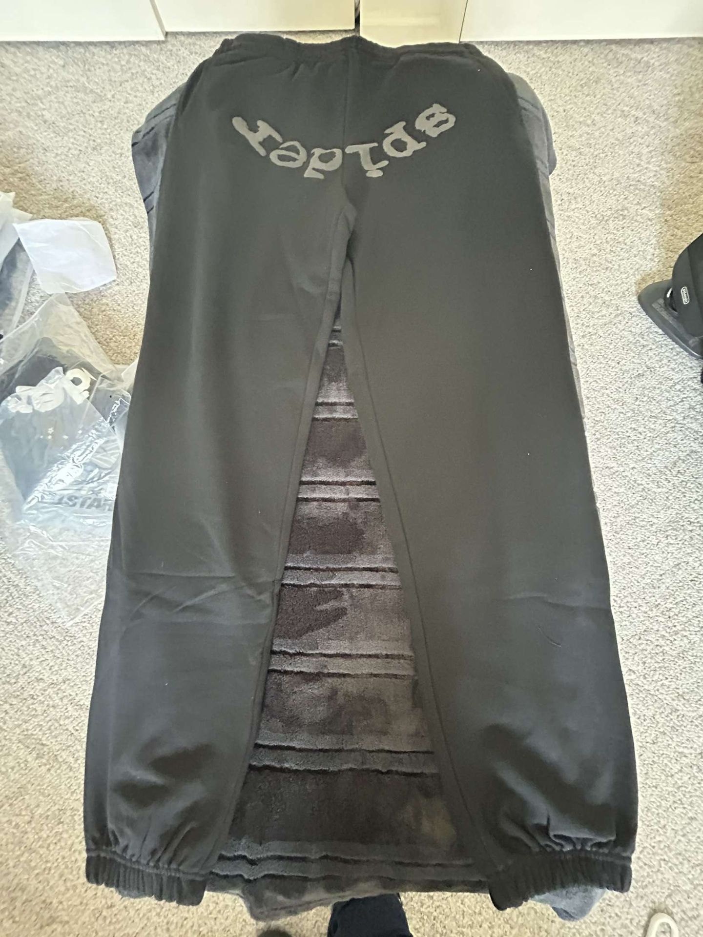 Sp5der Sweatpants Puff Print