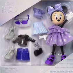 Disney’s Minnie Mouse Disney100 Doll and Accessories Set