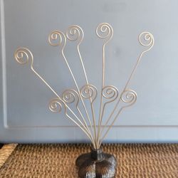 Vintage Pewter 10 Inch Picture Holder