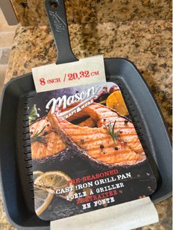 New pre seasoned Cast Iron Grill Pan