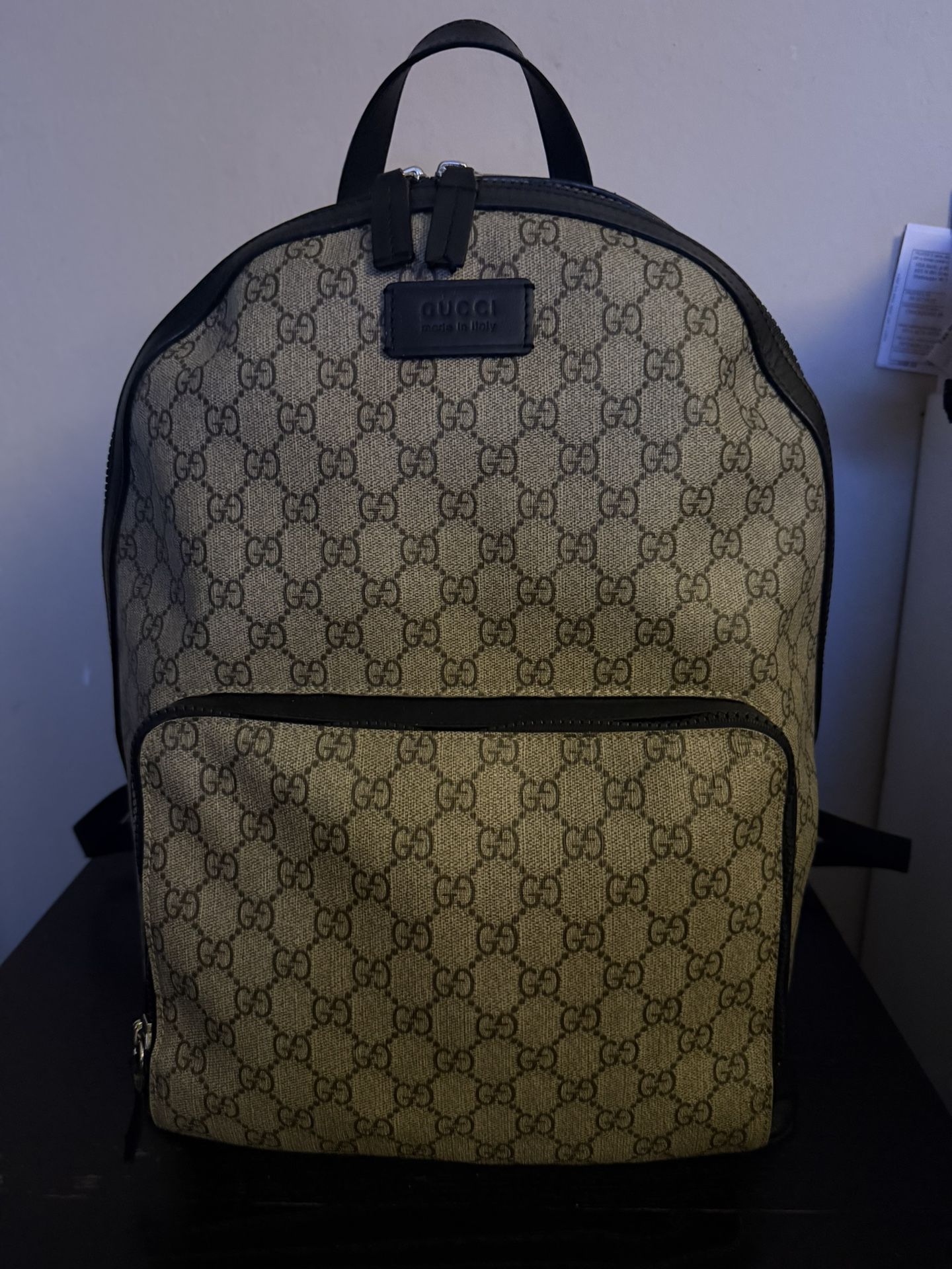 Gucci supreme backpack basically new two spots on the inside- NO TRADES