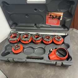 Ridgid Ratchet Pipe Threader Die Set