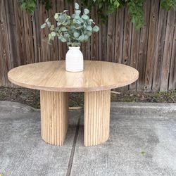 Custom Built Dining Table Solid wood Farmhouse Set Modern Rustic Bench Country Oval Round Counter Breakfast Height  Farm House 