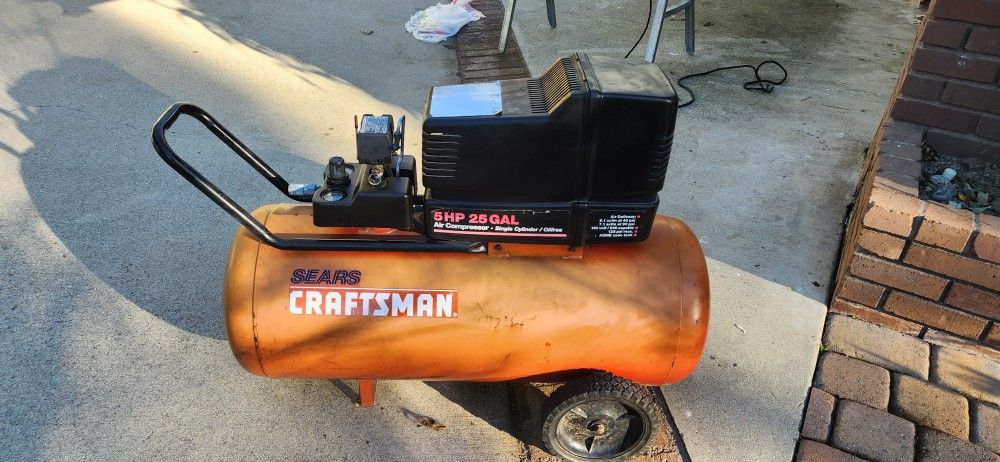 craftsman 25gal 125psi excellent condition
