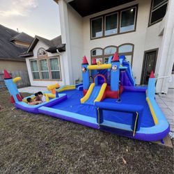Large Bountech Inflatable Water Slide Bounce House w/ Blower – Works Great