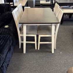 Dining Table With 4 Chairs 