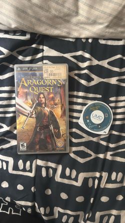 PSP Lord Of The Rings Aragorn’s Quest Game