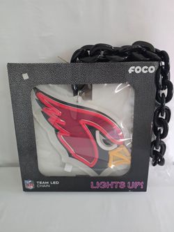 FOCO NFL Arizona Cardinals LED Chain Necklace