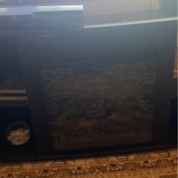 Electric Fire Place Tv Stand $150