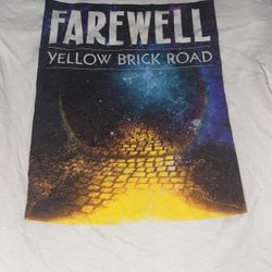 Retro Elton John Farewell Yellow Brick Road Size XL T-shirt
