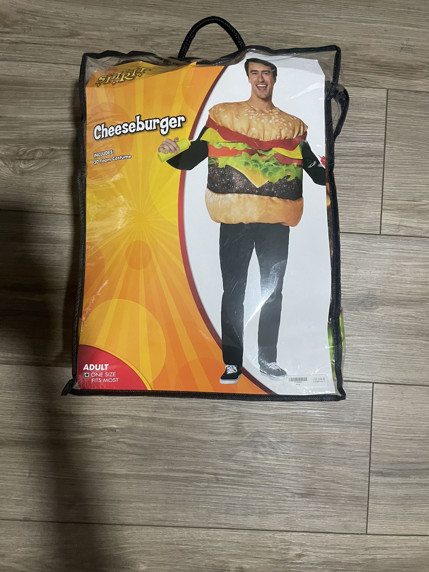 Cheeseburger Halloween Costume