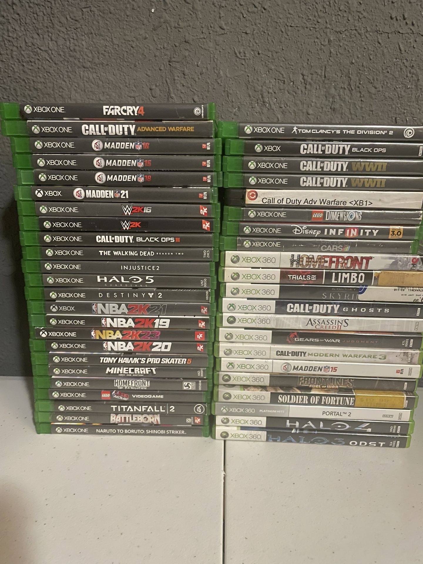 Xbox One And 360 Games