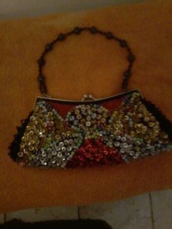 Beaded purse