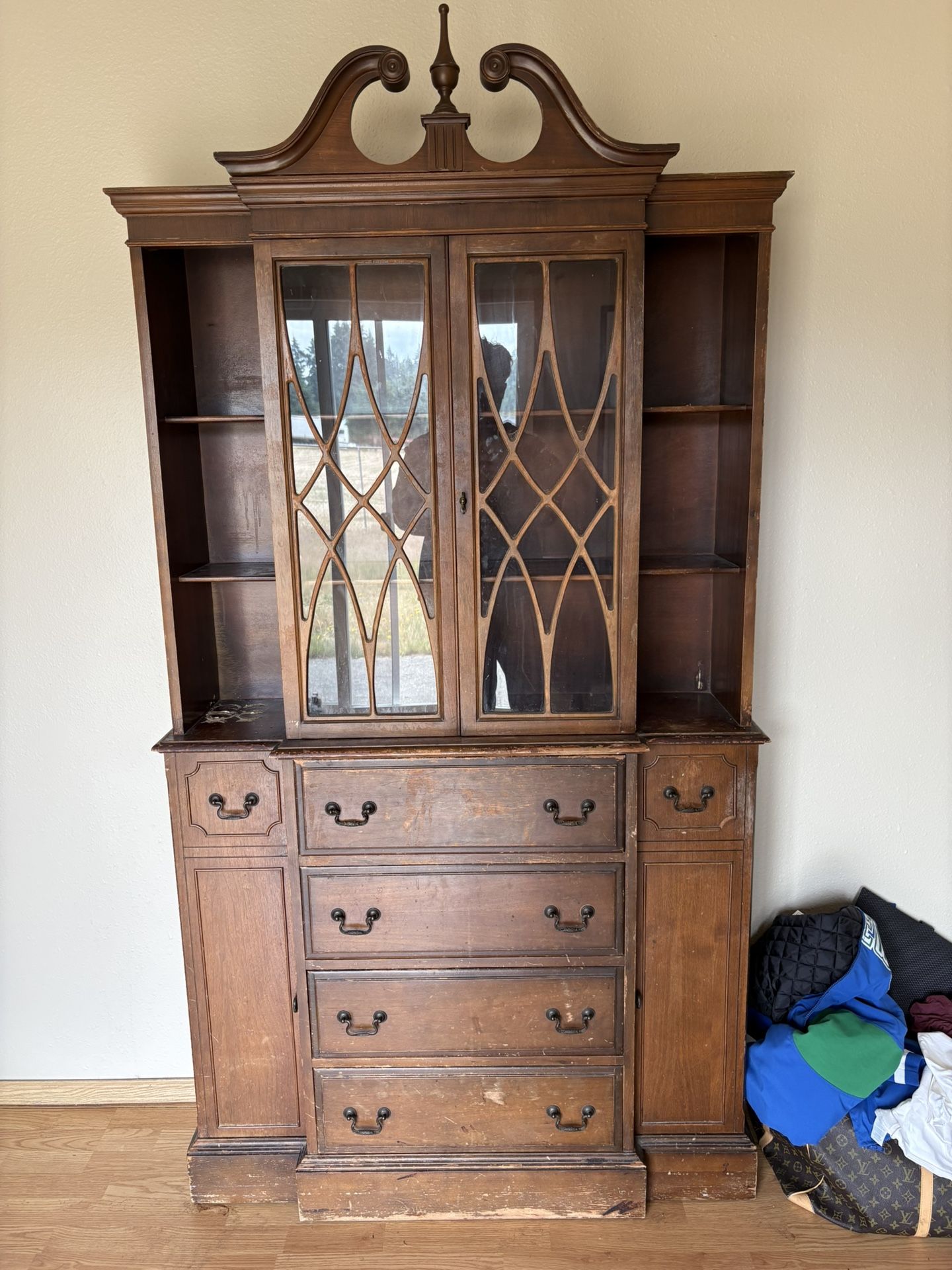 Vintage Wooden Hutch
