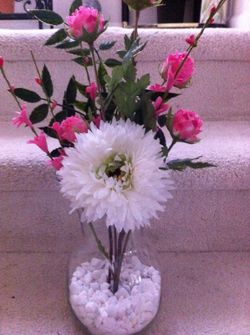 One of a kind filled vase