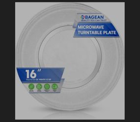 Microwave Plate Replacement 16 inch Fits WB49X10189 GE FMicrowave Glass Plate - Exactly Replaces Rotating Microwave Turntable Plate - Durable Oven Mic