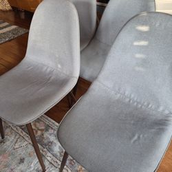FREE! Threshold Grey Upholstered Chairs (Set of 4)