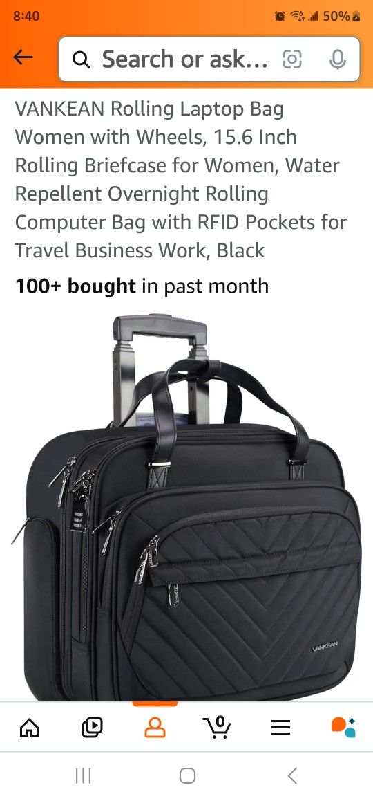 ROLLING LAP TOP BAG
