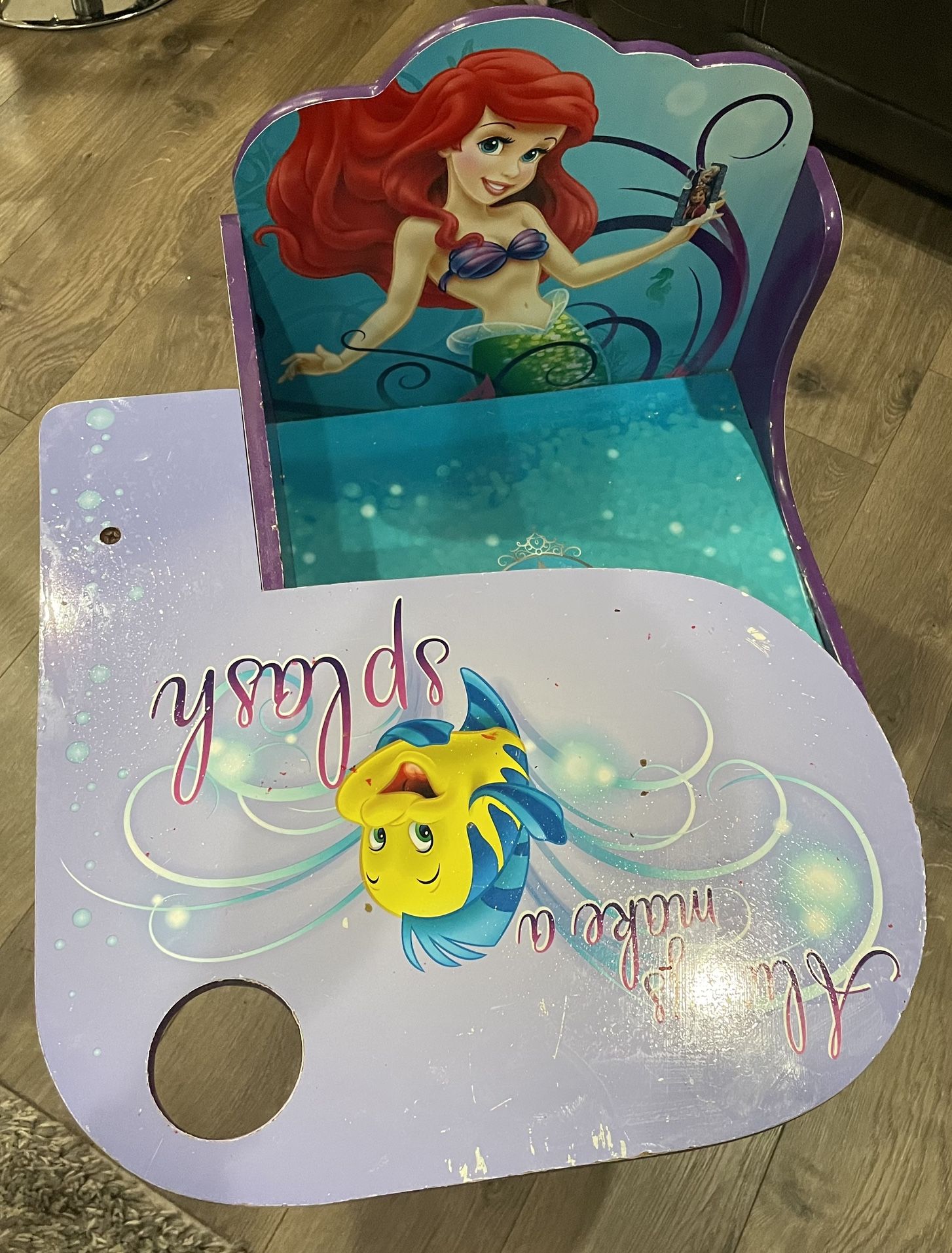 Little Mermaid Disney Kids Table / Chair 