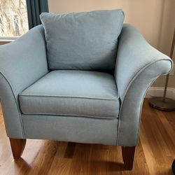 Rowe Chair - Denim Americana Fabric