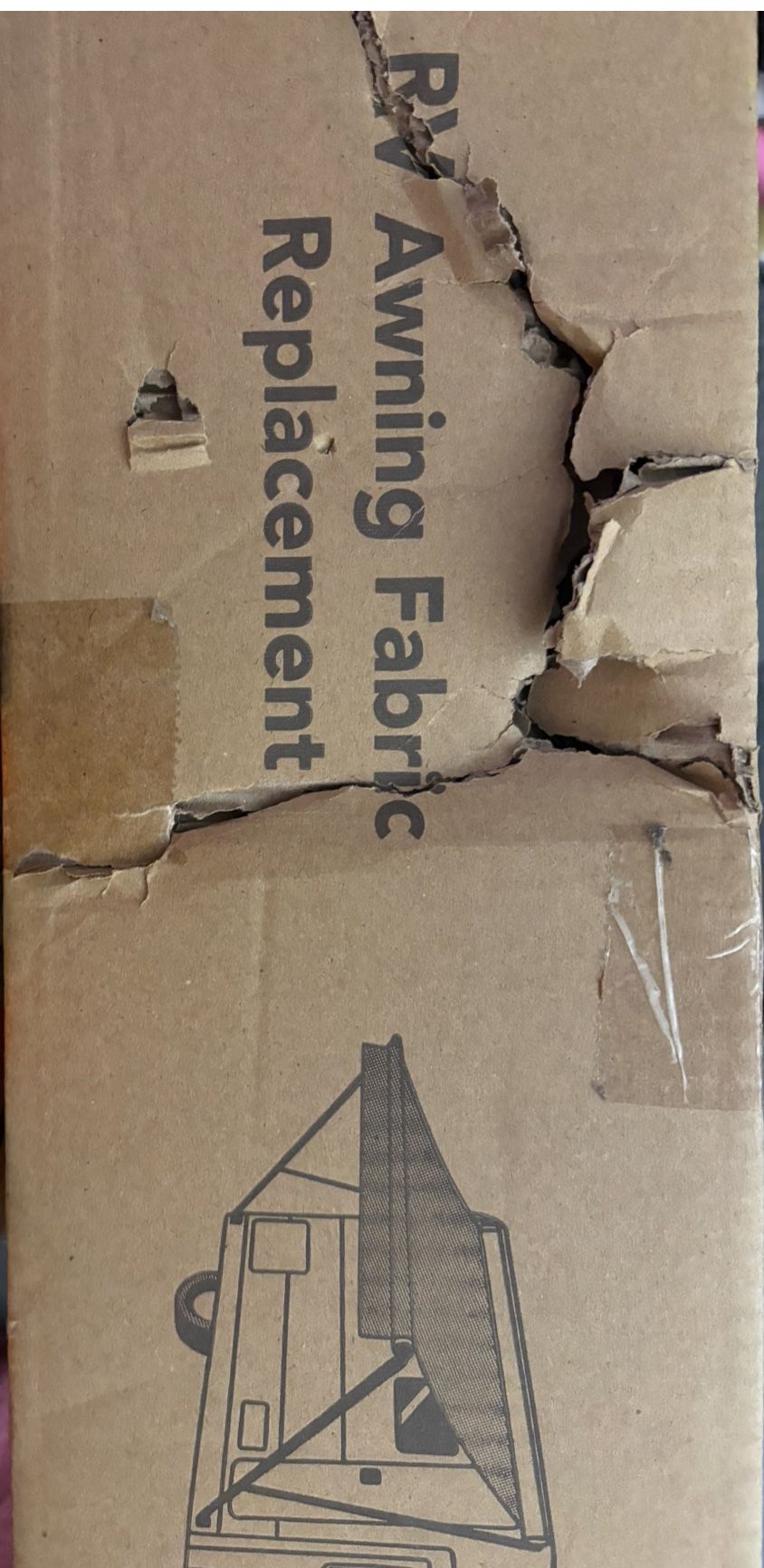 New in box RV Awning fabric replacement 12ft 