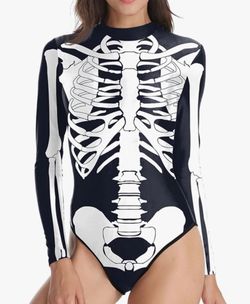 Skeleton One Piece Costume L/XL