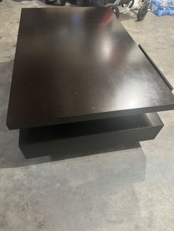 Table brown dark look new