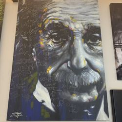 Albert Einstein canvas