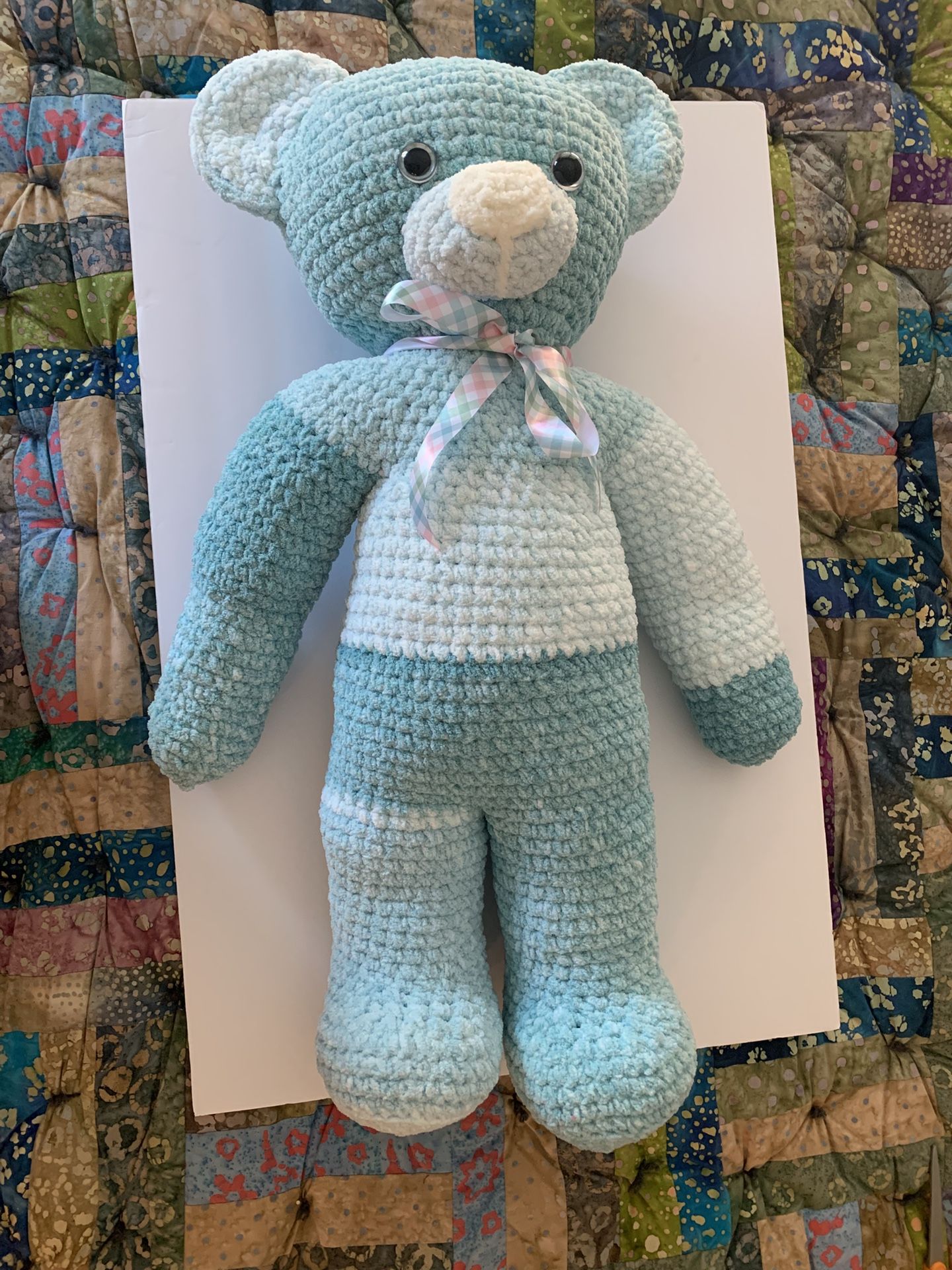 27+ inch Crochet Bear/ Big Bear