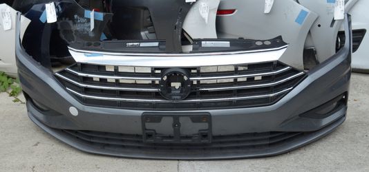 USED REF#B955 || 2019-2021 VOLKSWAGEN JETTA || FRONT BUMPER COVER ASSEMBLY