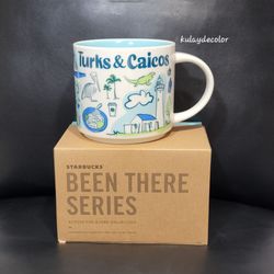 Starbucks Been There Series Mug Turks & Caicos Across The Globe Collectible Cup