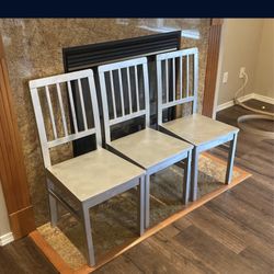 3 Wooden Chairs!