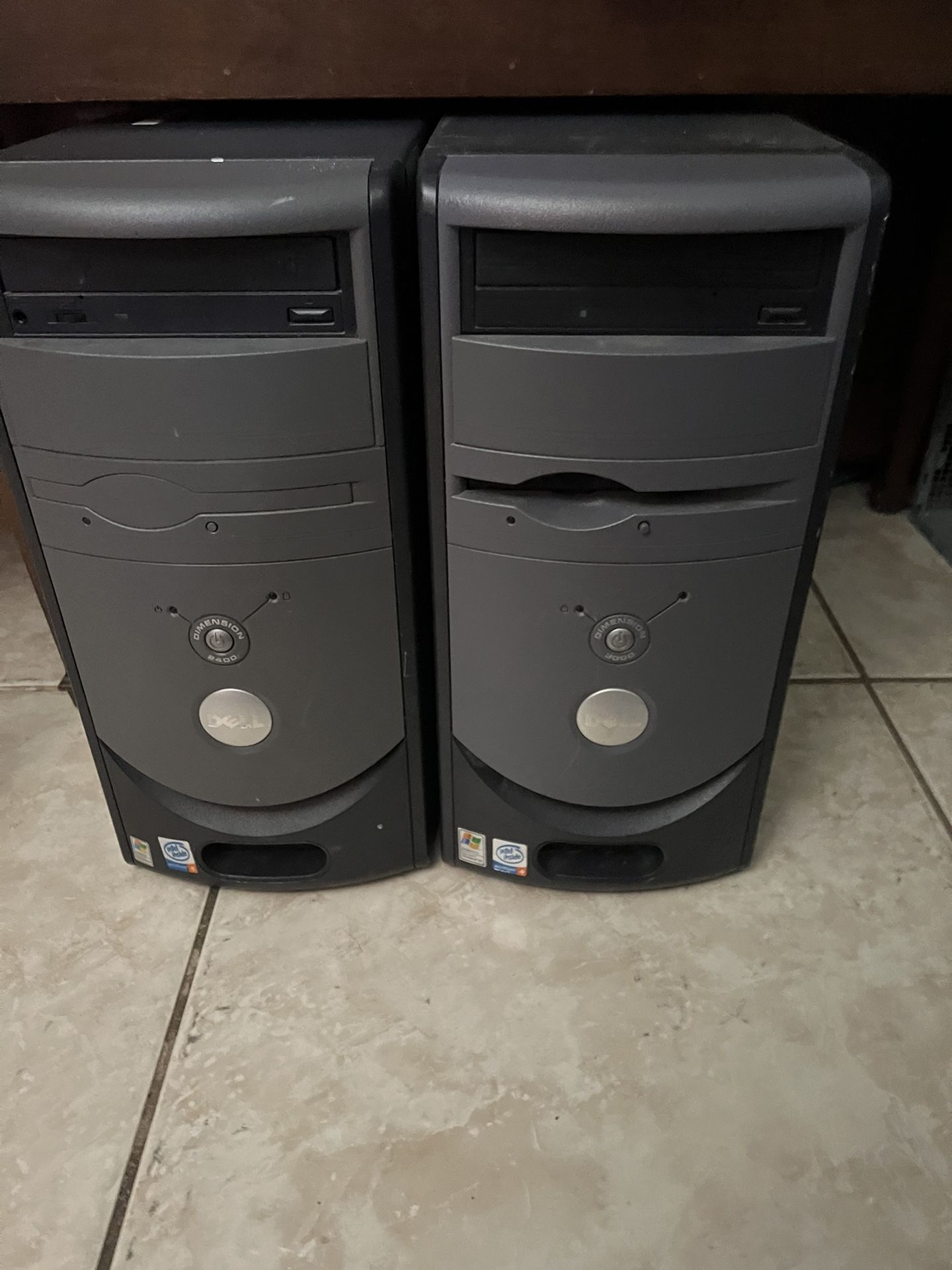 2 Dell Dimension 2400