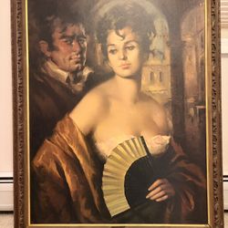 Lady Of Castile By Jose Puyet - Framed Art