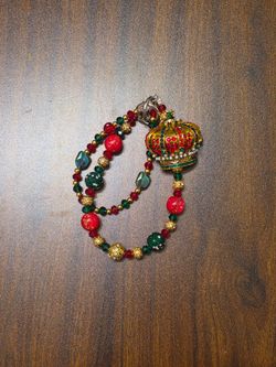 Multucolor crown bag chain phone chain